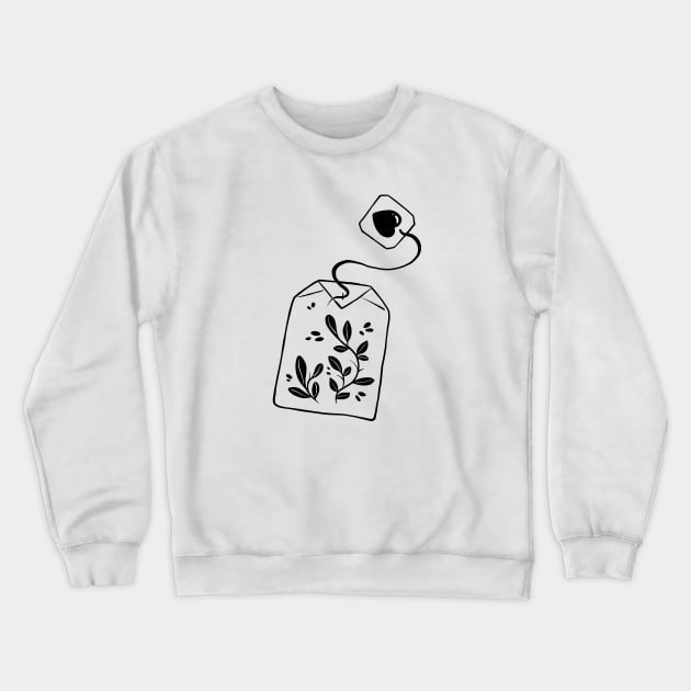 Tea Lover Crewneck Sweatshirt by Ellen Wilberg